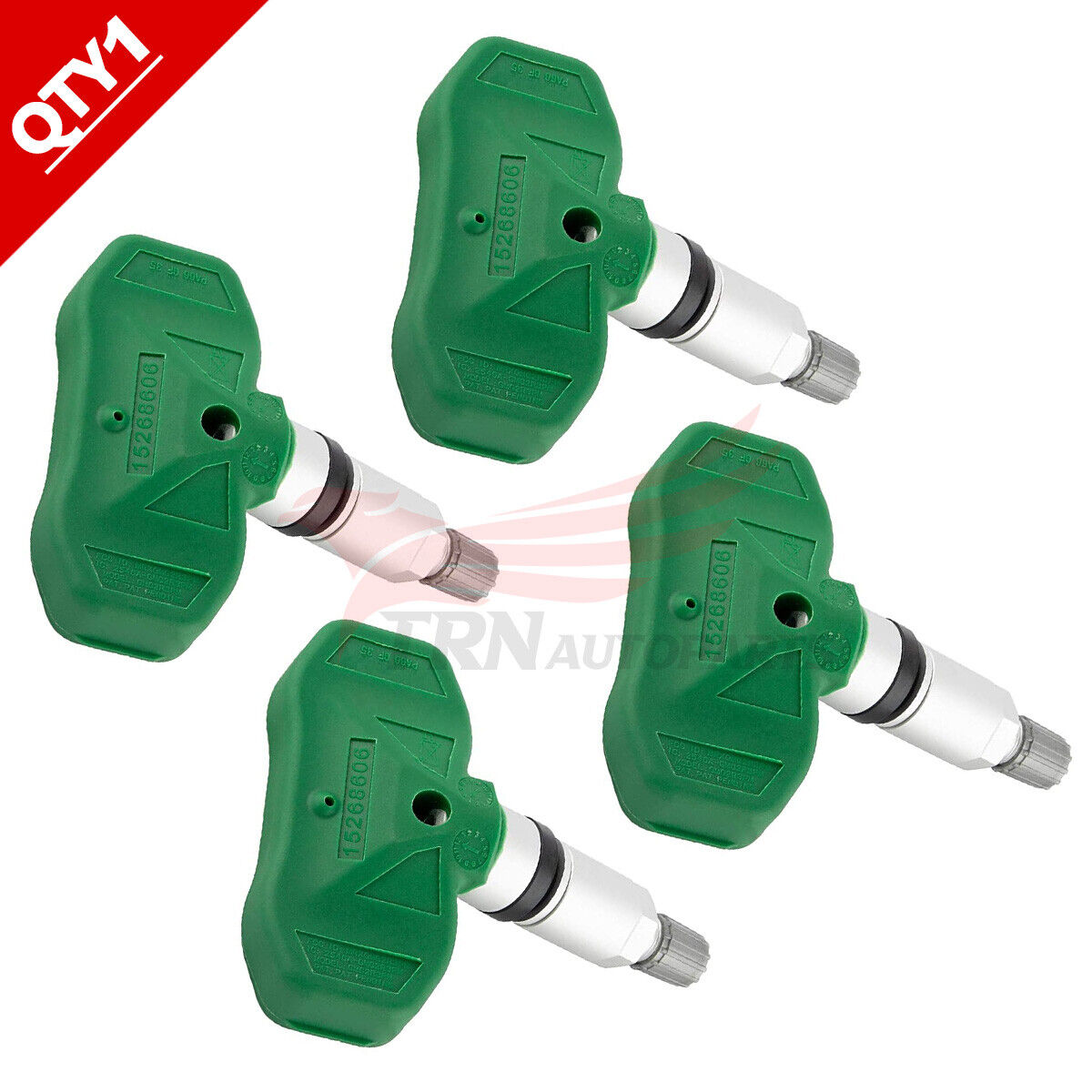 NEW 4x 15268606 Tire Pressure Sensor TPMS For GM Cadillac CTS Buick Chevry Green