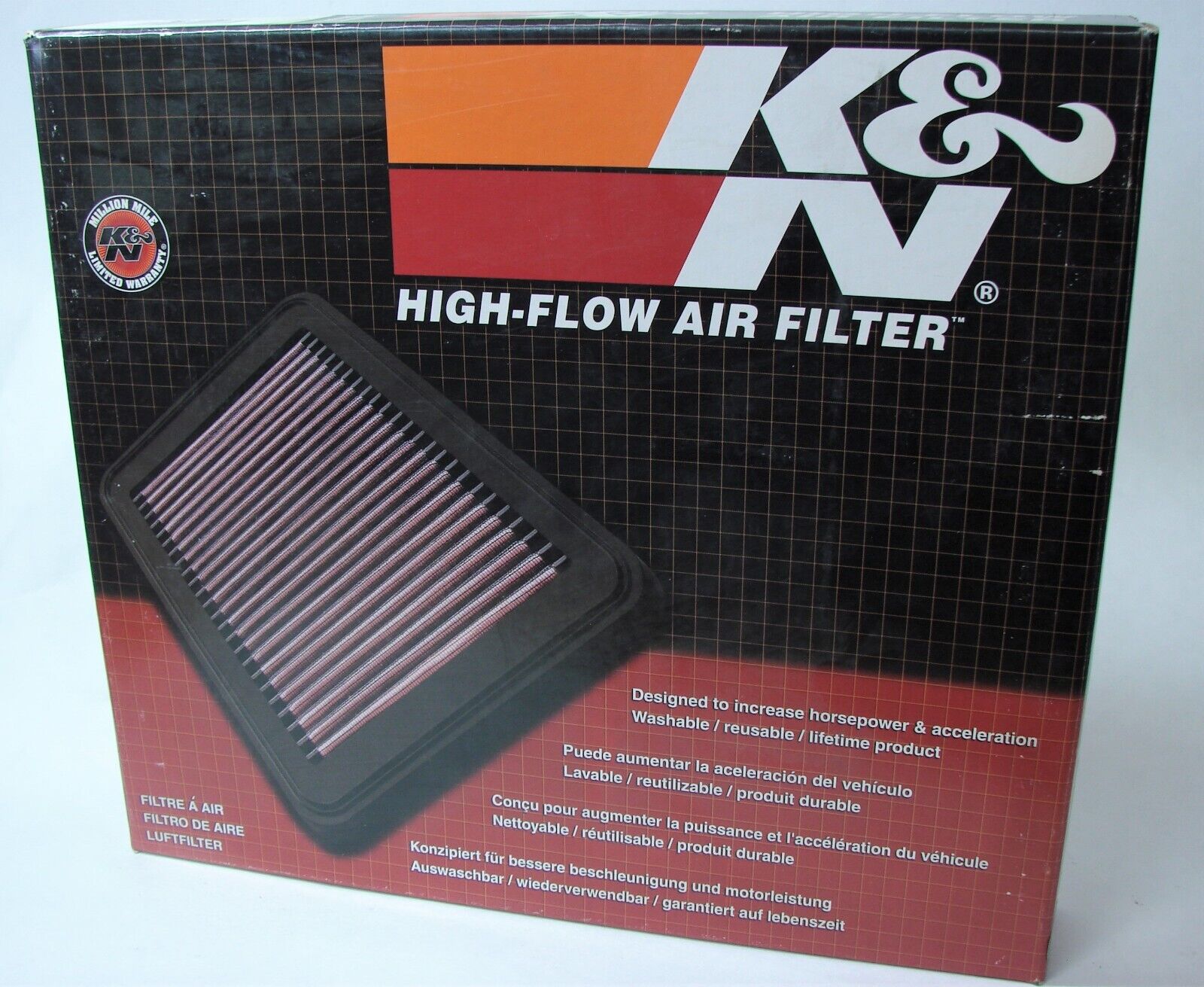 K&N 33-2121 Air Filter Fits Alero Classic Cutlass Grand Am Malibu