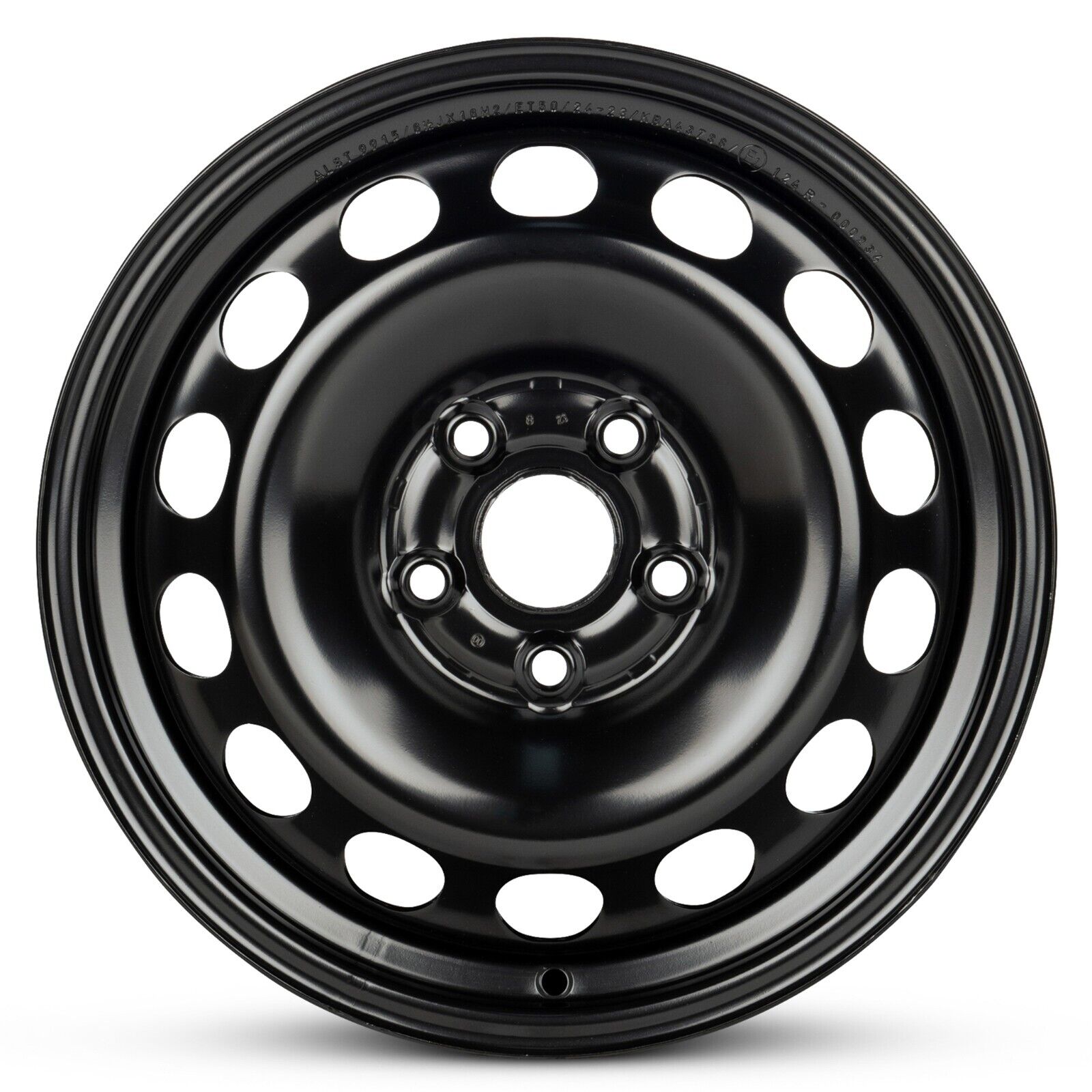 New Wheel For 2012-2020 Volkswagen Passat 16 Inch Black Steel Rim