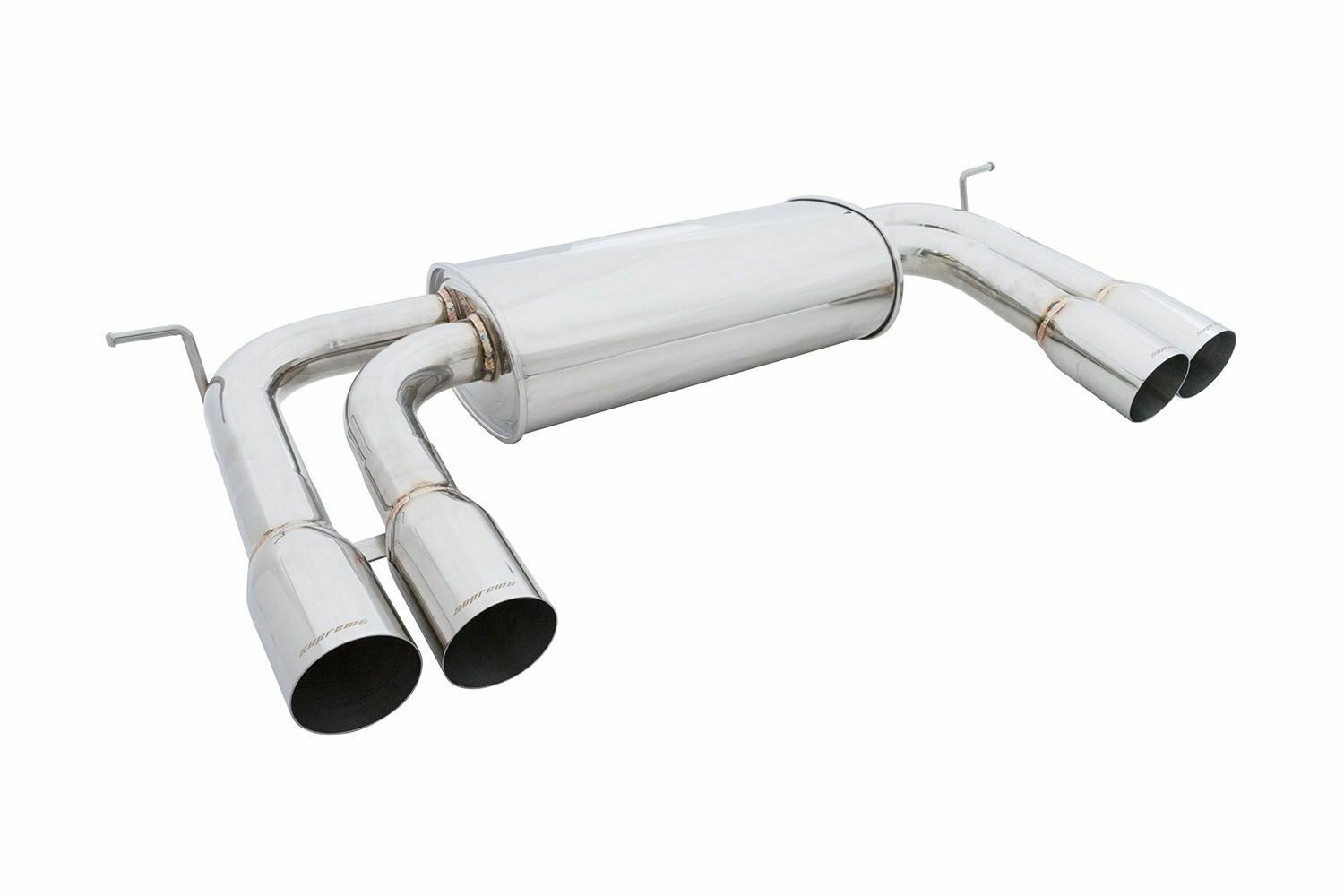 Megan Racing Stainless Rolled Tip Supremo Axle-Back Exhaust For BMW X6 M 10 - 14