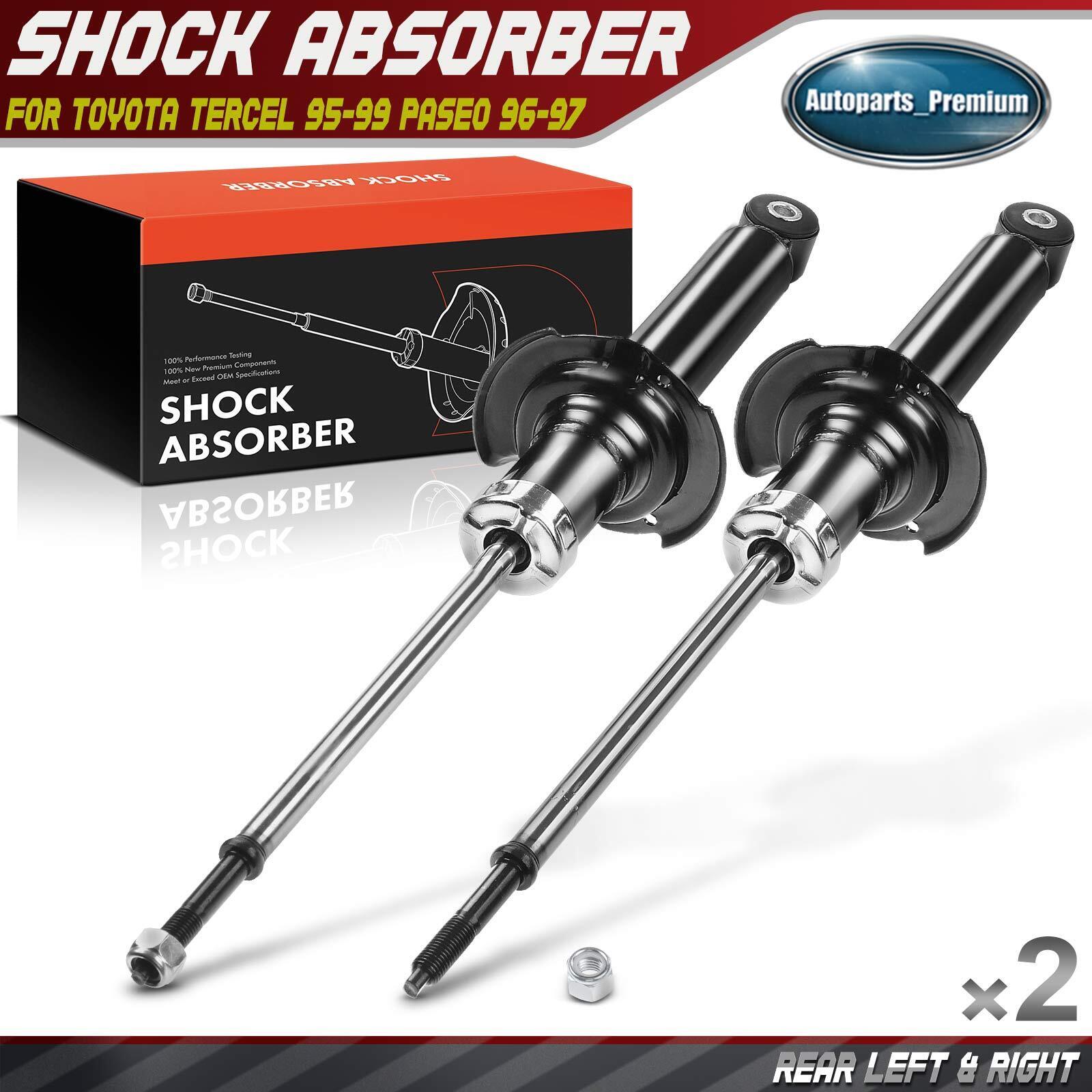 2x Rear Left & Right Shock Absorber for Toyota Tercel 1995-1999 Paseo 1996-1997