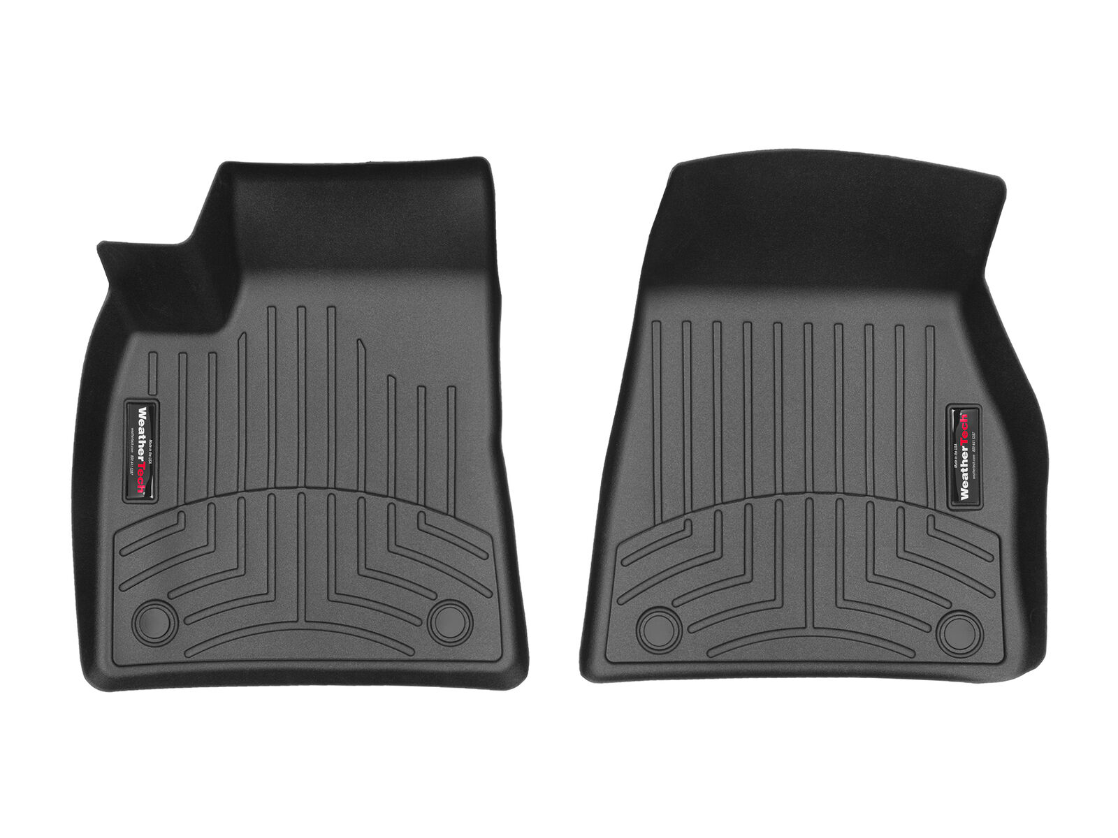 WeatherTech Floor Mats FloorLiner for 2014-2020 Tesla Model S - 1st Row - Black
