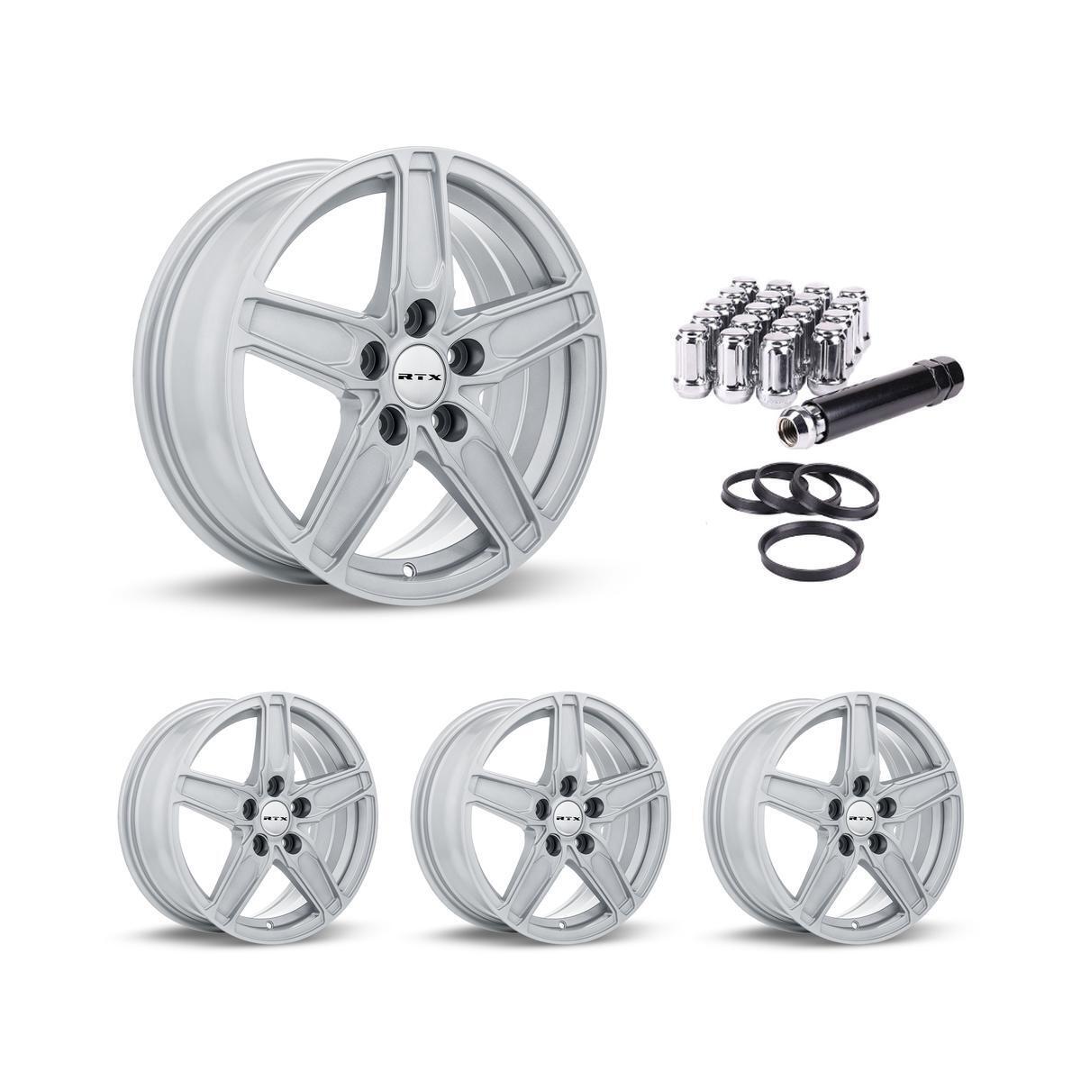 Wheel Rims Set with Chrome Lug Nuts Kit for 92-03 Lexus ES300 P852926 17 inch