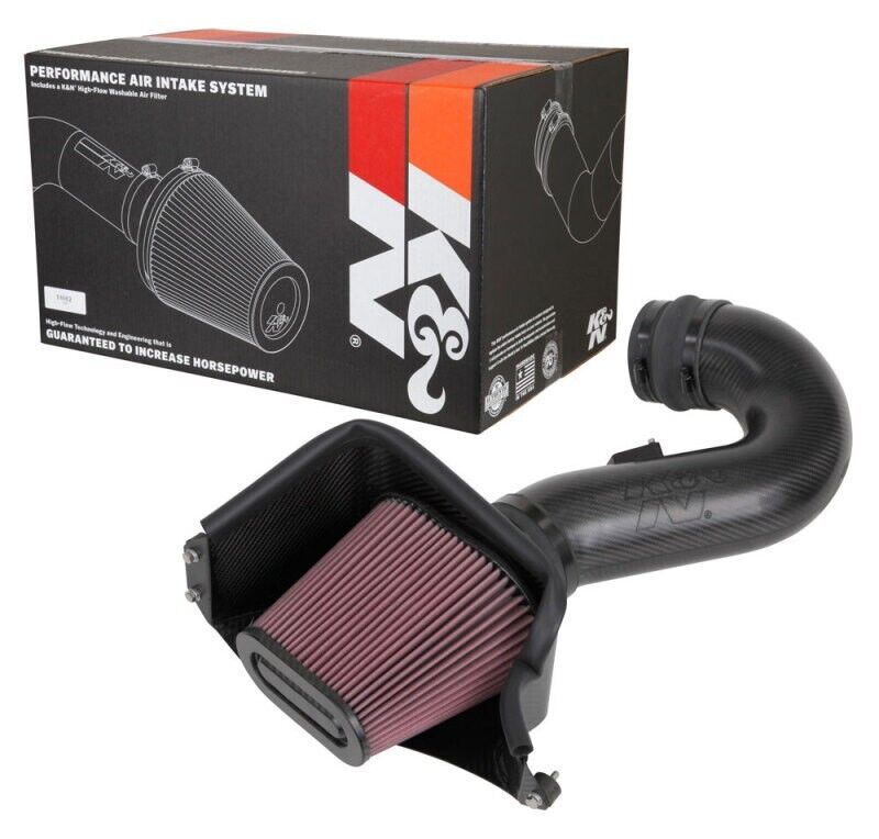 K&N COLD AIR INTAKE - 57 SERIES SYSTEM FOR Chevy Corvette ZR1 6.2L Carbon 2019
