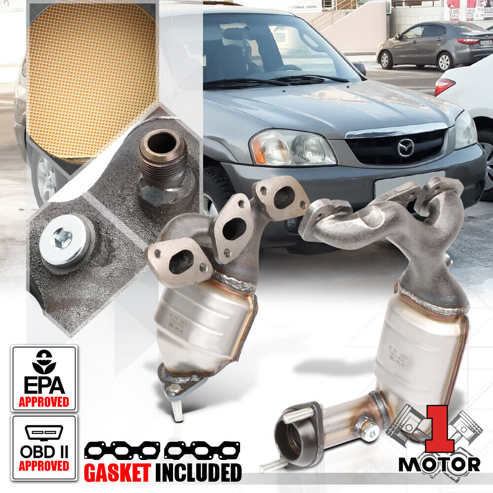 Exhaust Manifold w/Catalytic Converter for 01-08 Escape/Tribute/Mariner 3.0 V6