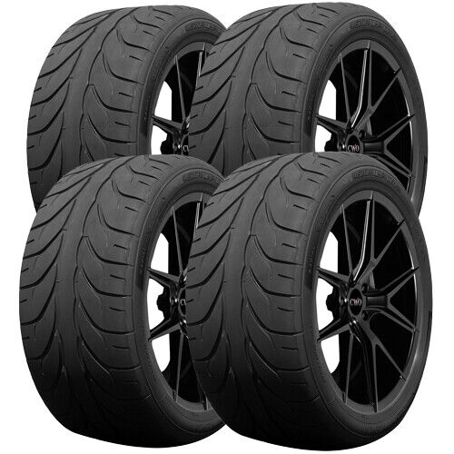 (QTY 4) 225/45ZR15 Kenda Vezda UHP Max KR20A 87W SL Black Wall Tires