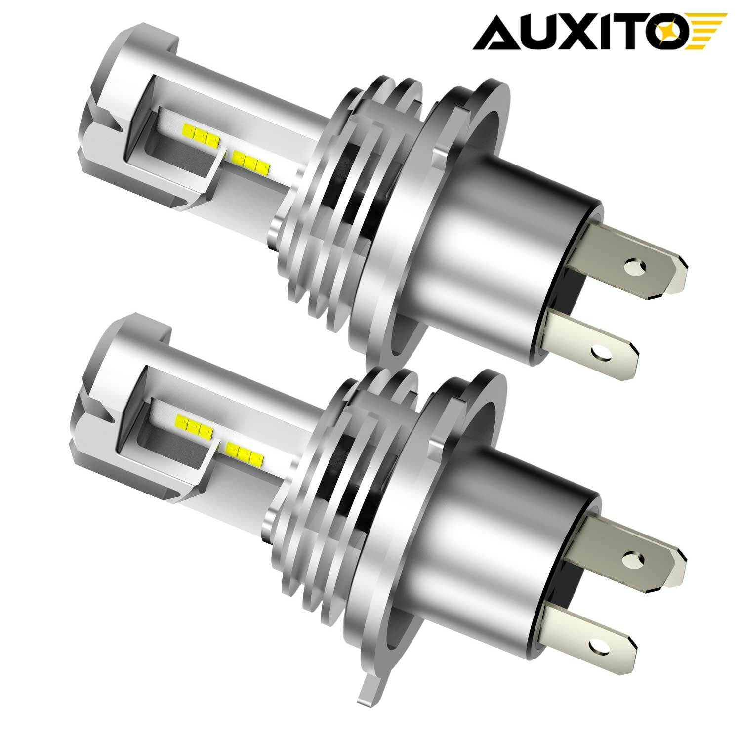 AUXITO LED Headlight Bulb H4 9003 HB2 Combo Kit High Low Beam Super White CANBUS