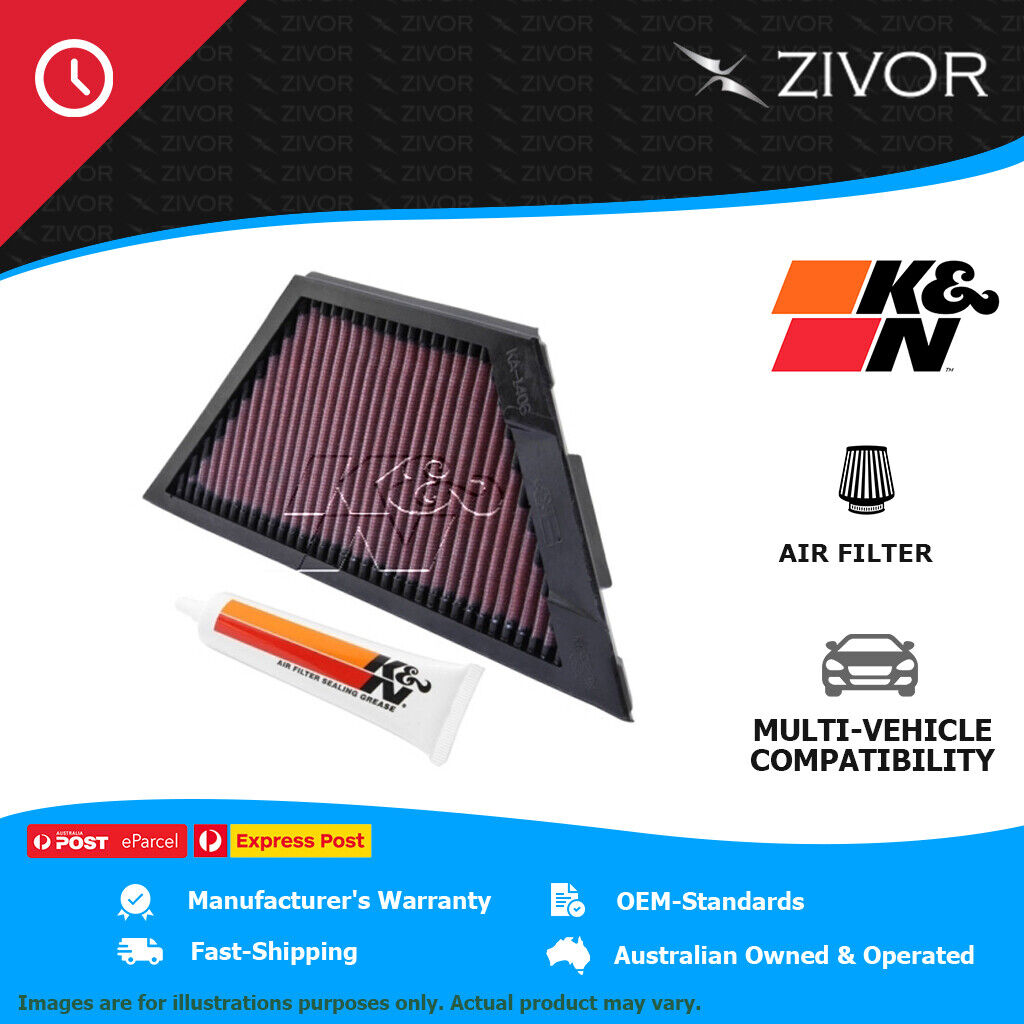 K&N Performance Air Filter Panel For Kawasaki ZX1400 Ninja ZX-14 1400 KNKA-1406