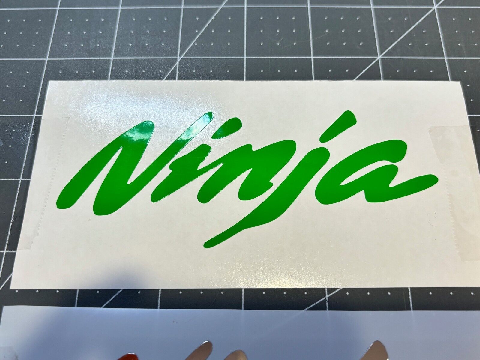 TWO Kawasaki Ninja Vinyl Decals Many Sizes Available & 