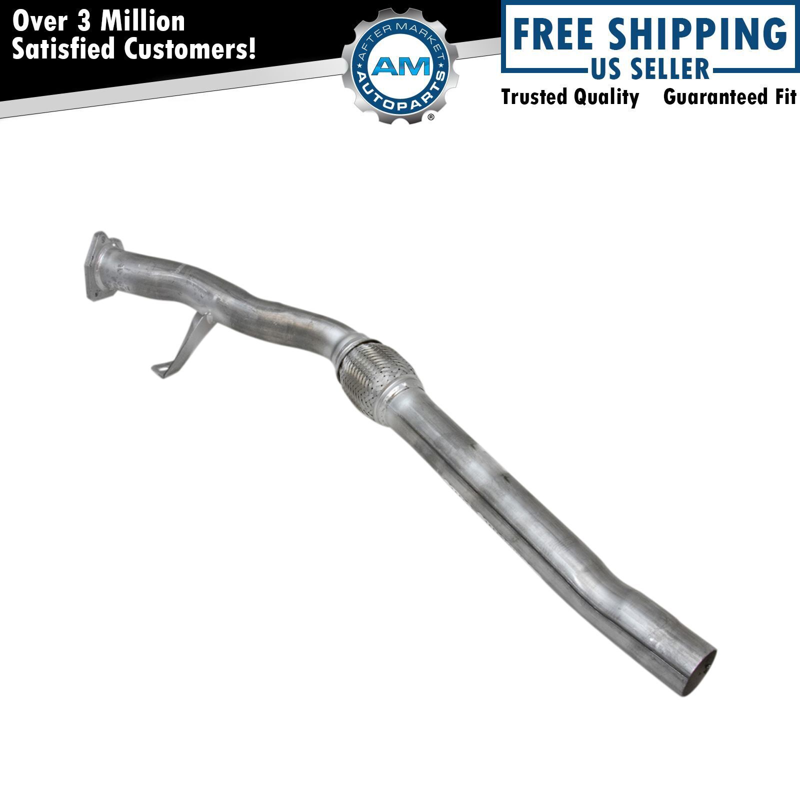 Front Exhaust Down Pipe with Flex Joint for Audi A4 Quattro 2.0L Brand New