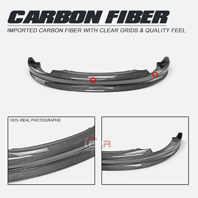 For Tesla Model Y EPA Type Front bumper spoiler lip Dry carbon fiber diffuser