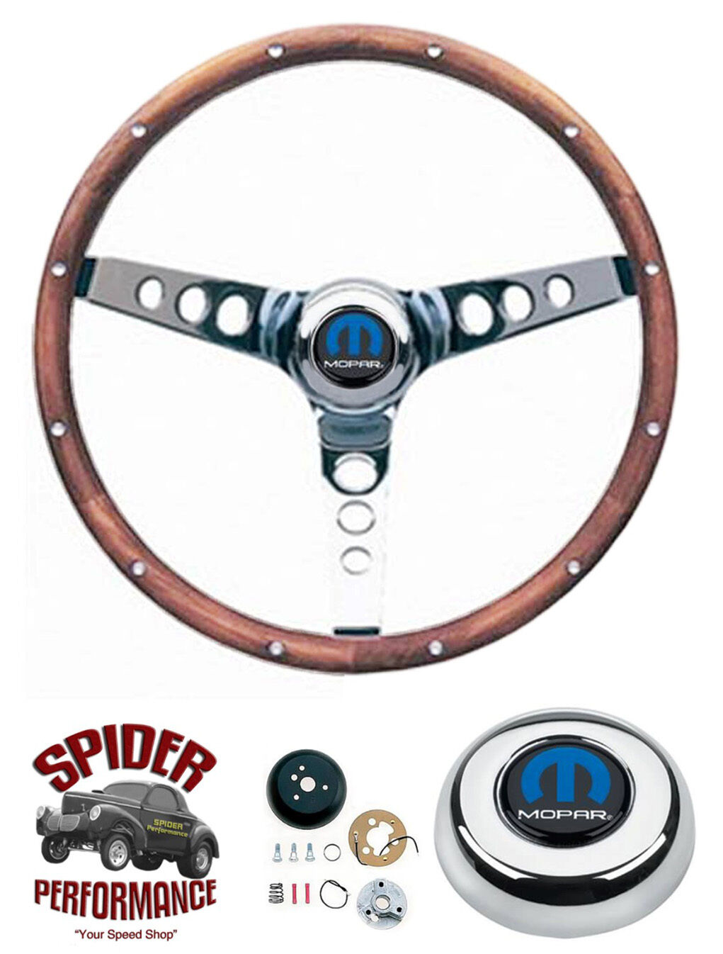 1968-1969 Charger Dart Coronet Monaco steering wheel 13 1/2