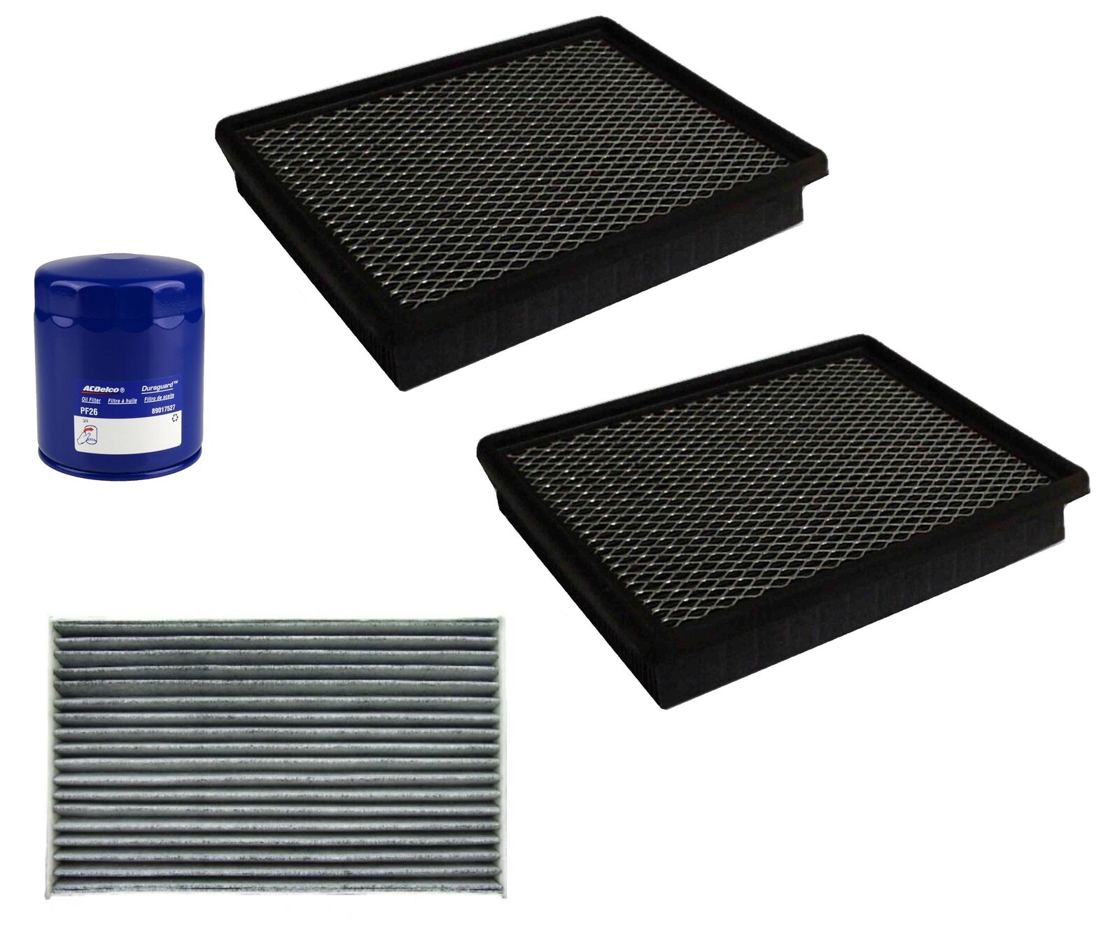 Engine Oil Air Carbon Cabin Filter Service Kit ACDelco PRO For Cady XLR V 4.4 V8