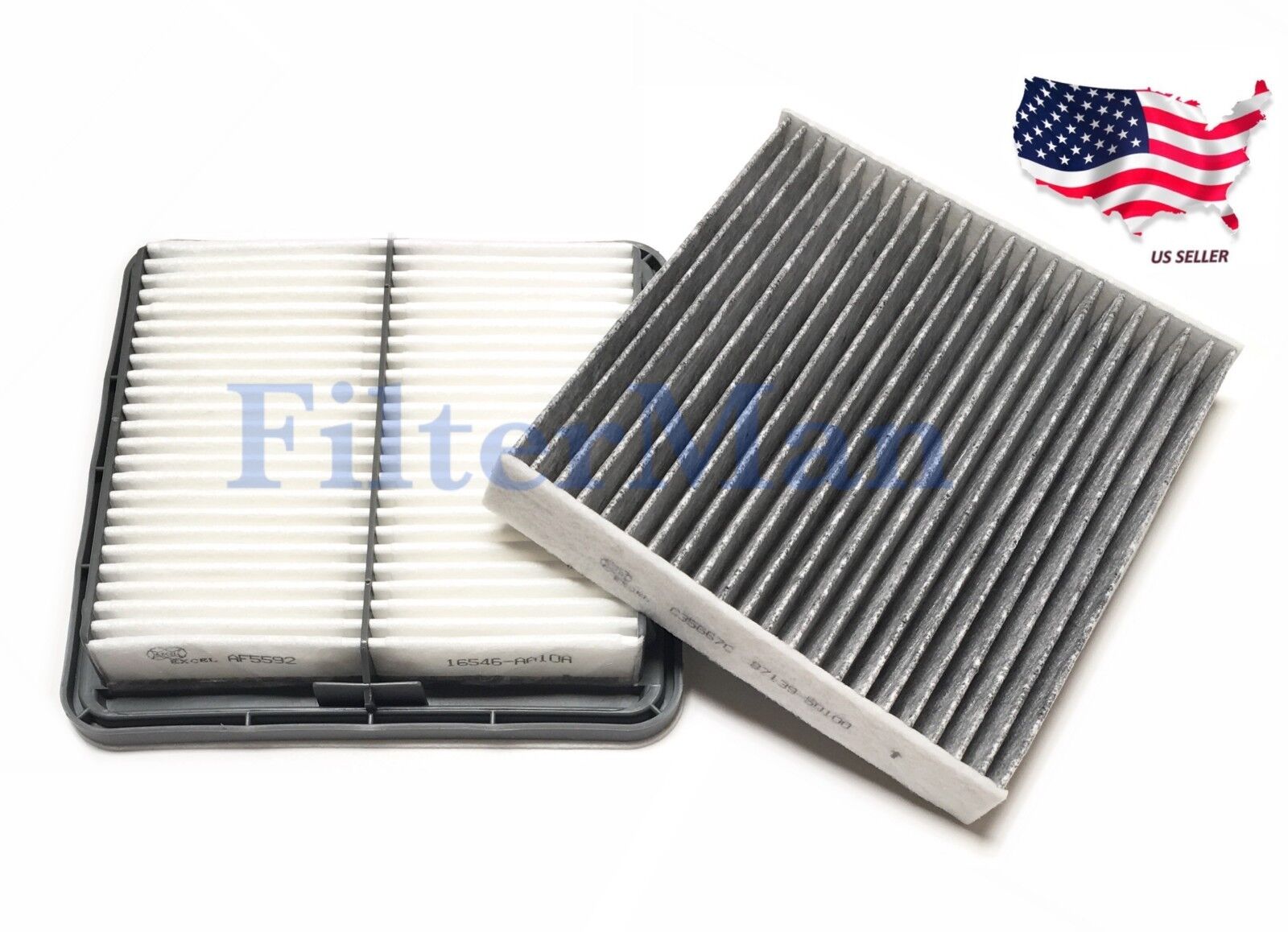 Engine & CARBON Cabin Air Filter For Subaru Outback Legacy 10-19 5592 667(C)