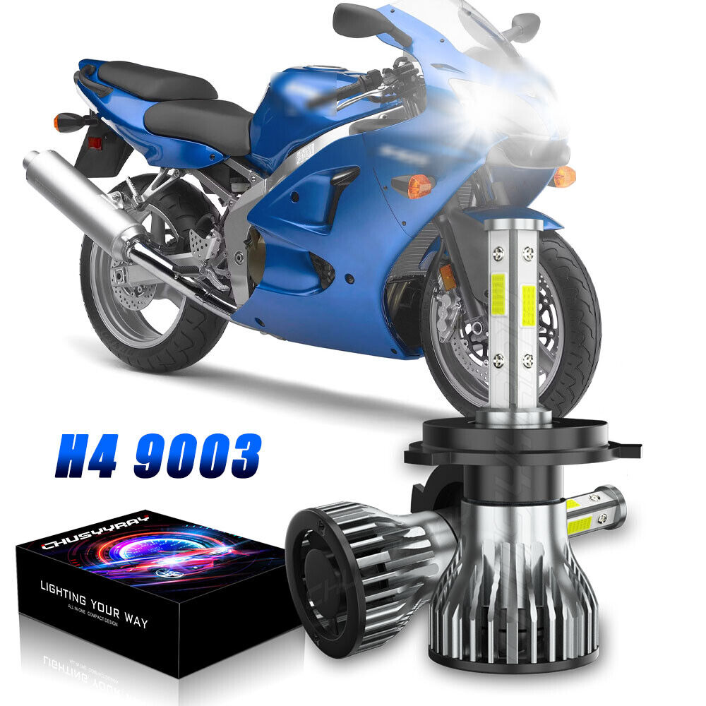 High Power Headlight H4 Bulbs Lights for Kawasaki ZZr600 2003 2004-2008 Bulb