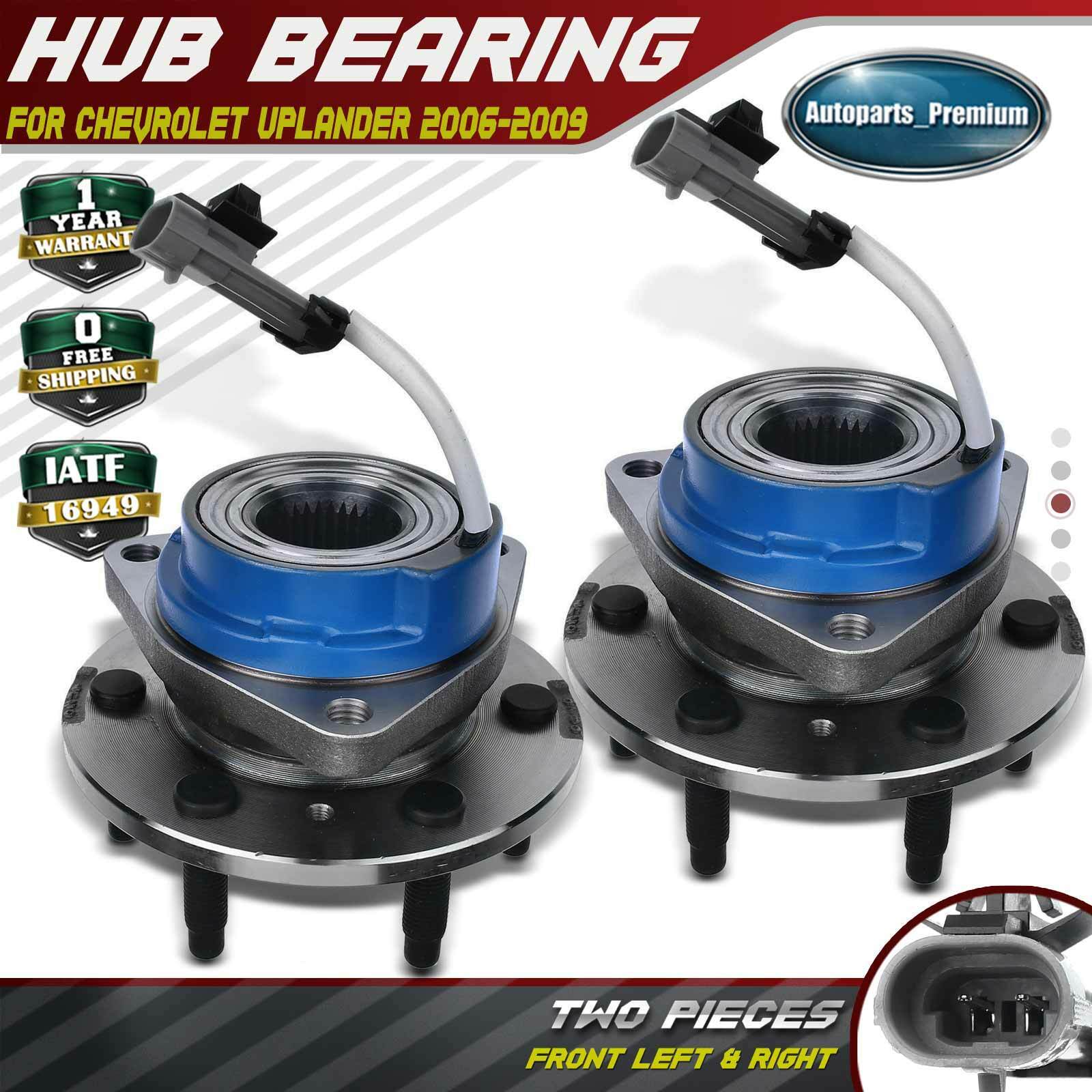 2xWheel Hub & Bearing Assembly w/ ABS for Buick Terraza Chevy Uplander 2006-2007