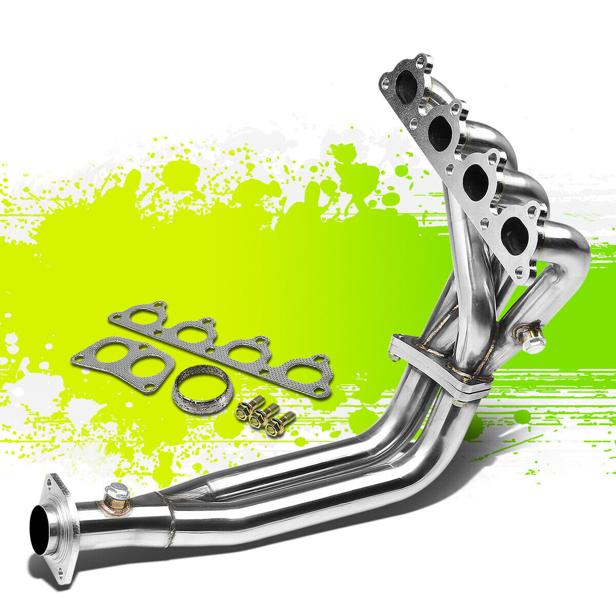 Stainless Steel Manifold Exhaust Header for Honda Civic CRX Del Sol SOHC 88-00