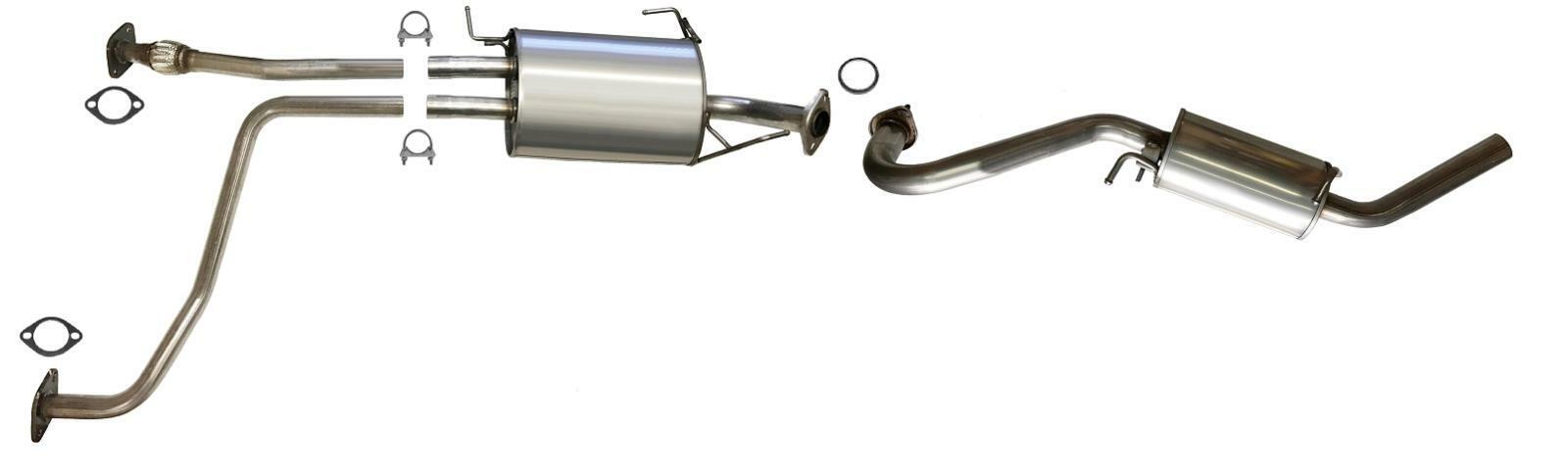 Stainless Steel exhaust kit fits 96 - 00 Nissan Pathfinder 97 - 00 Infiniti QX4
