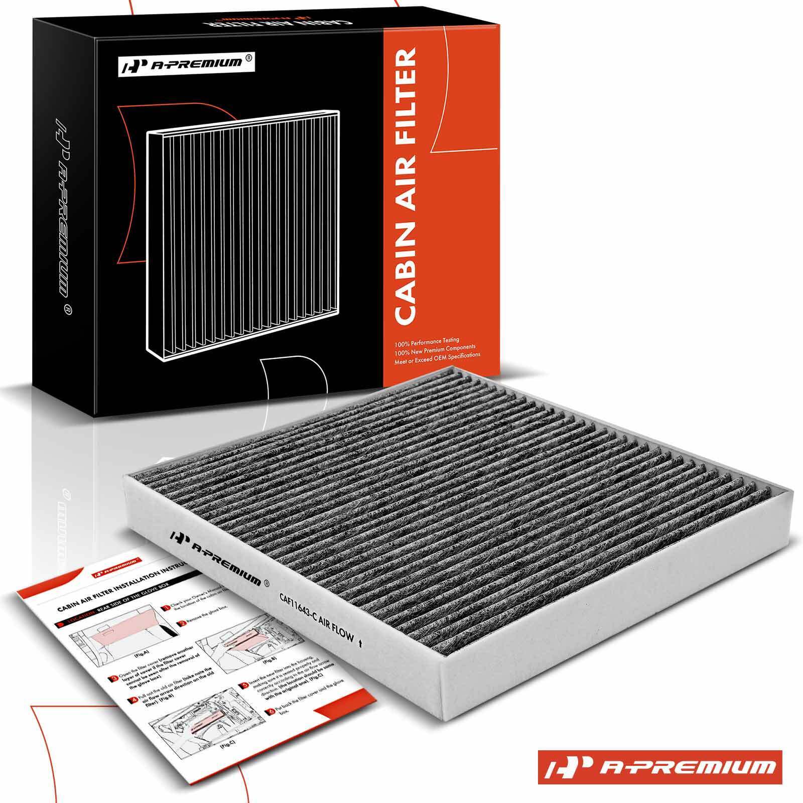 Activated Carbon Cabin Air Filter for Audi A3 S3 Volkswagen Golf Jetta Tiguan