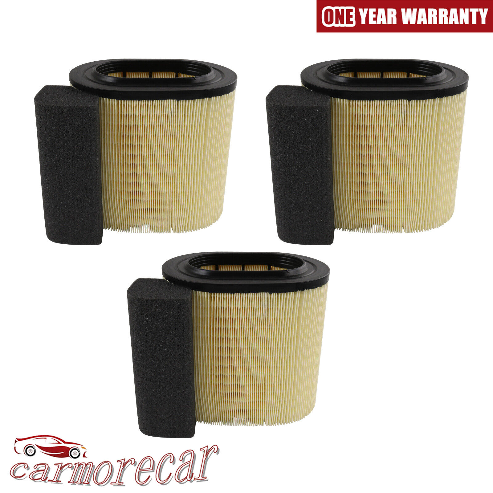 3Pcs ENGINE AIR FILTER FOR 2017-19 FORD F-SERIES 6.7L - REPLACES FA1927 - AF8219
