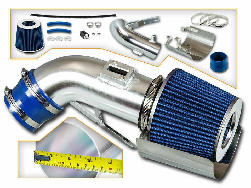BCP BLUE 09-17 For Maxima 3.5L V6 Short Ram Racing Air Intake Kit +Filter