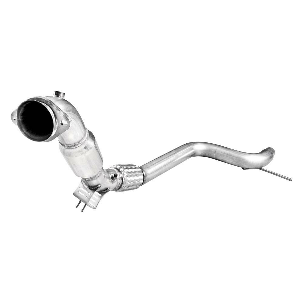 Stainless Works 2015-16 Mustang Downpipe 3in High-Flow Cats Factory Connection