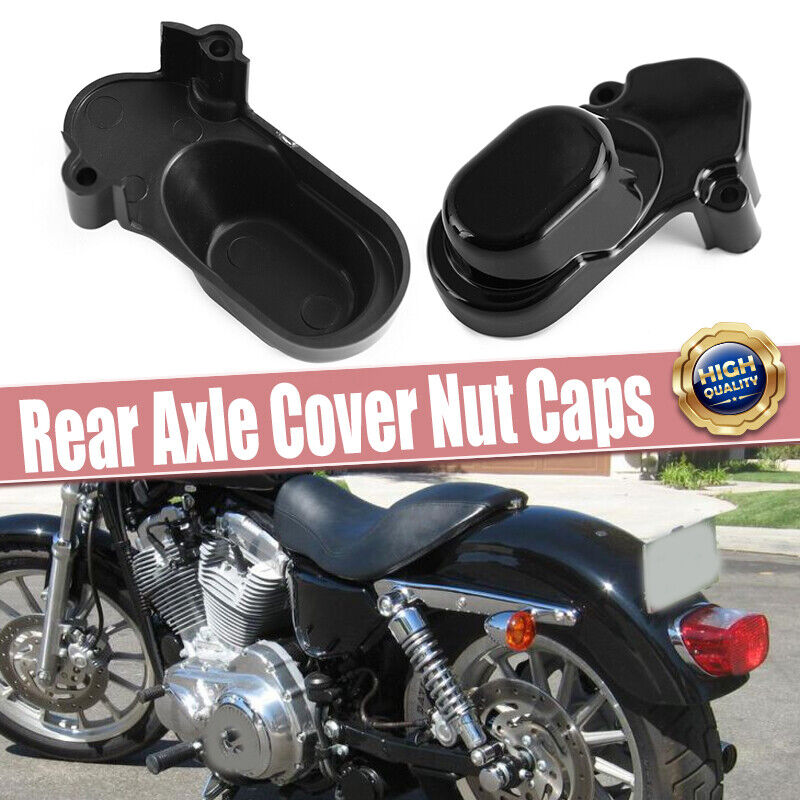 Fit For Harley Sportster 883 1200 XL883C/XL883L Rear Axle Cover Nut Bolt Cap US