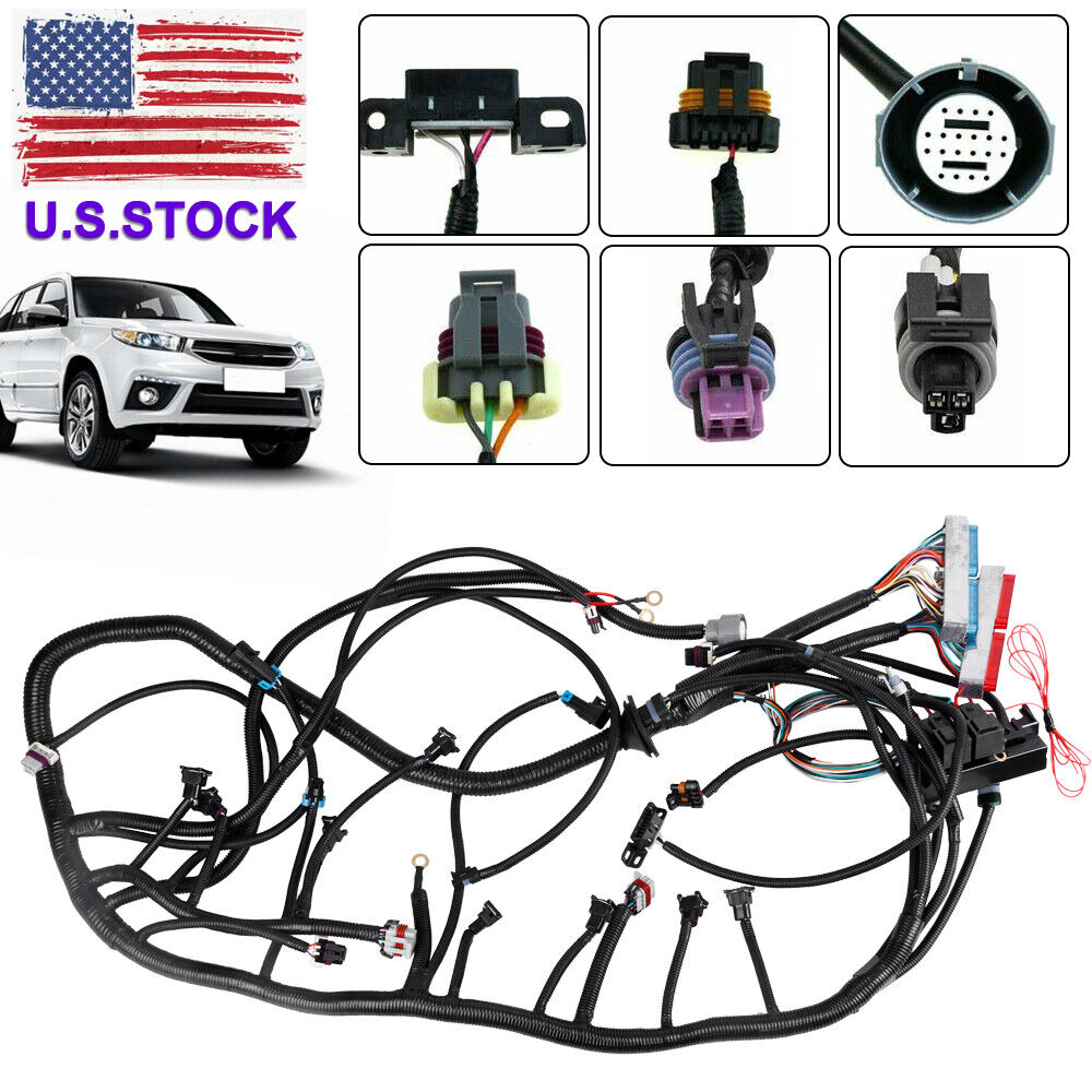For LS SWAPS DBC 4.8 5.3 6.0 1999-2006 LS1-4L60E Wiring Harness Stand Alone