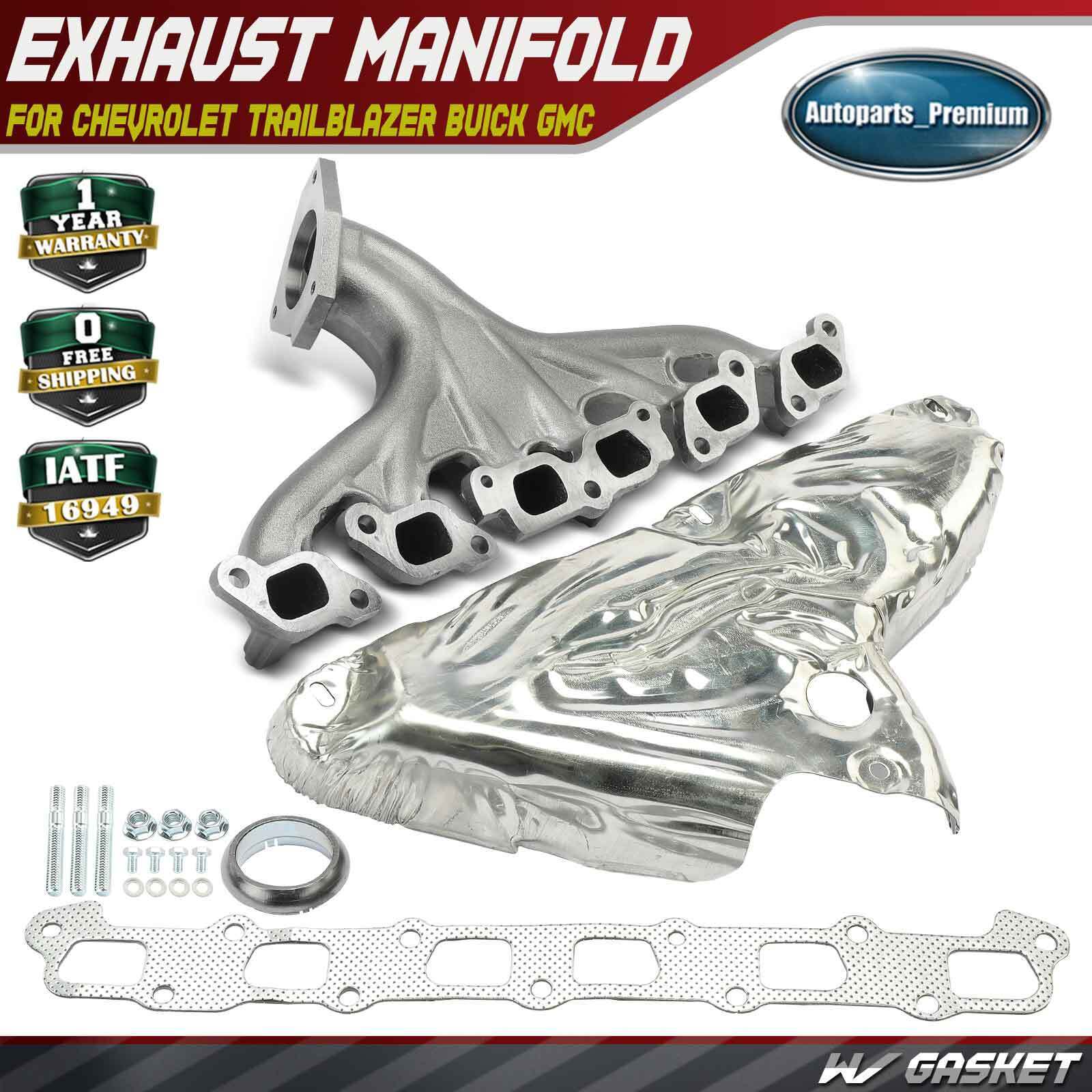 Exhaust Manifold with Gasket for Chevrolet Trailblazer Buick Rainier GMC Envoy