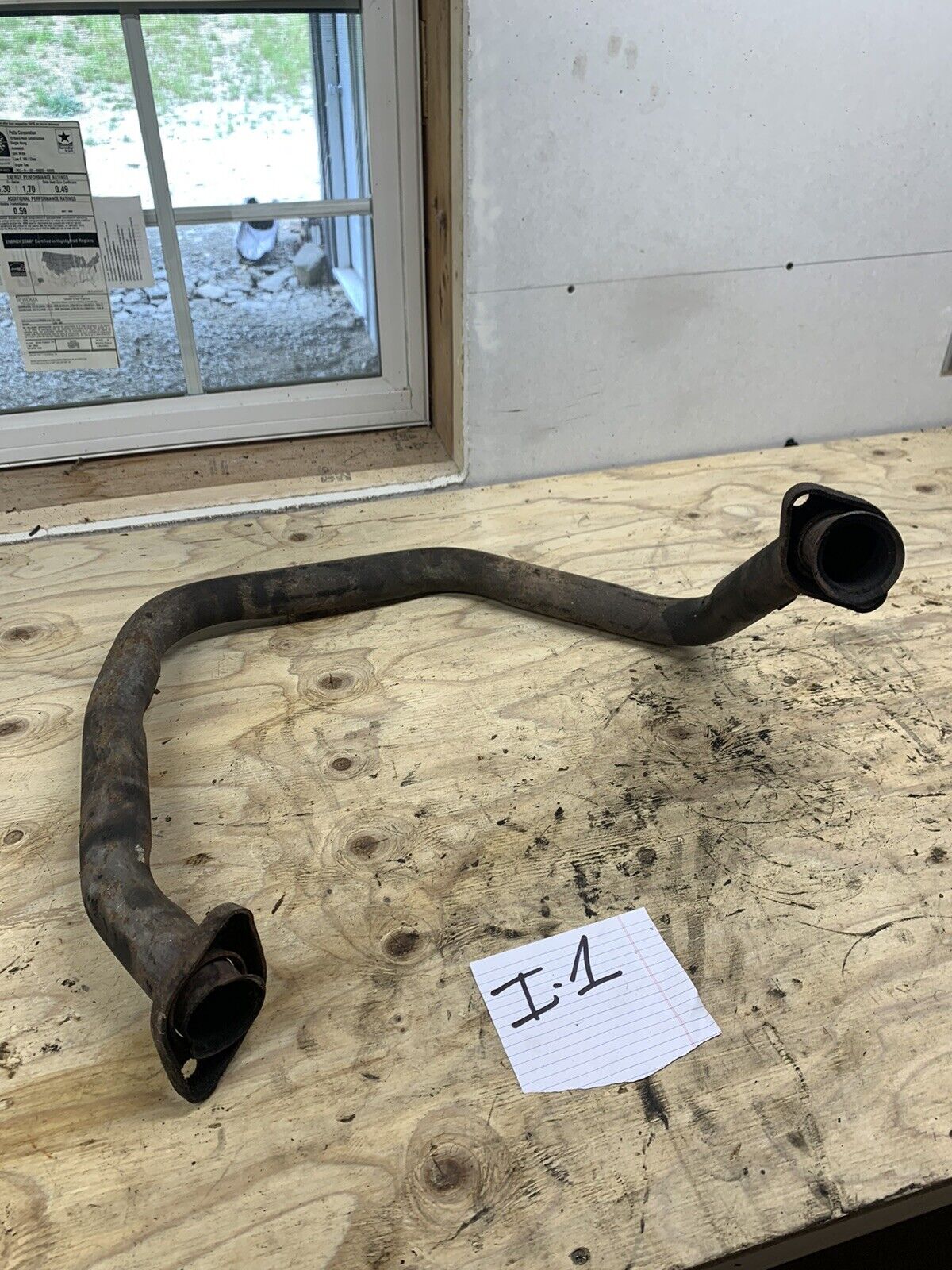 1979 1986 FORD MUSTANG CAPRI 2.3L Turbo RS 4 Cylinder Down pipe Exhaust Tube Oem