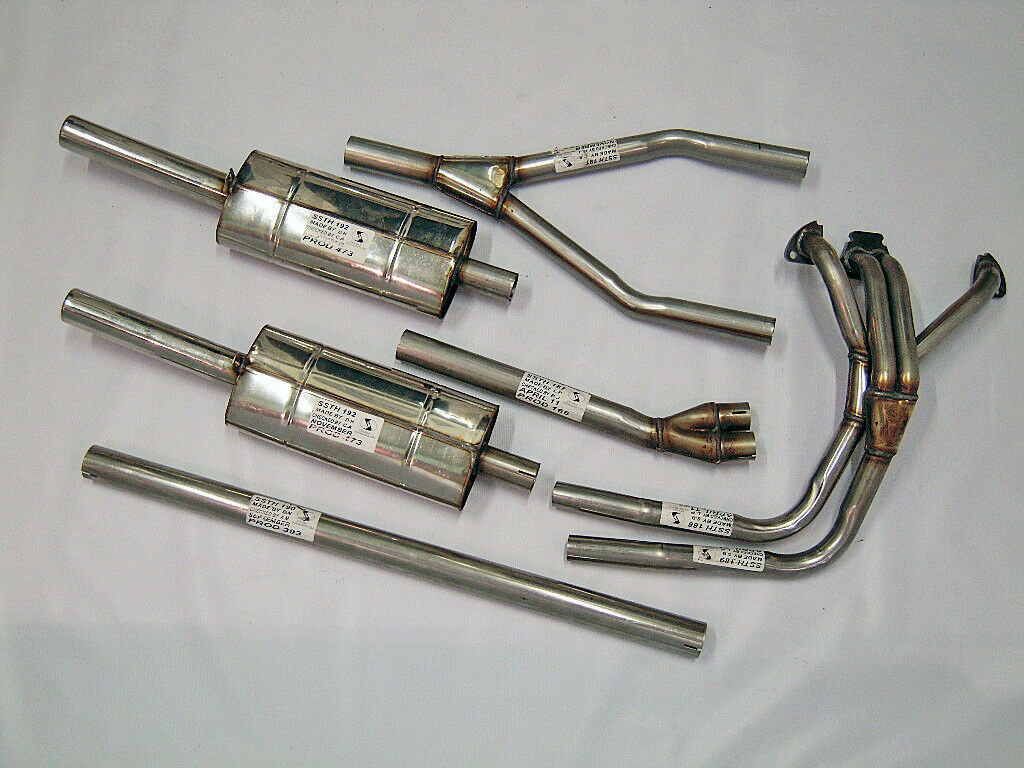 TRIUMPH HERALD 13/60 & SPITFIRE STAINLESS STEEL SPORTS EXHAUST MANIFOLD & SYSTEM