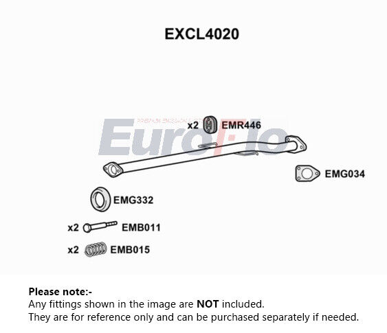 Exhaust Pipe fits MITSUBISHI L200 KB4T 2.5D Centre 06 to 15 4D56-HP EuroFlo New
