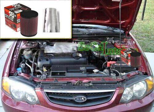 K&N Filter with Generic Air Intake system For 1996-2004 Kia Sephia 1.6L 1.8L L4