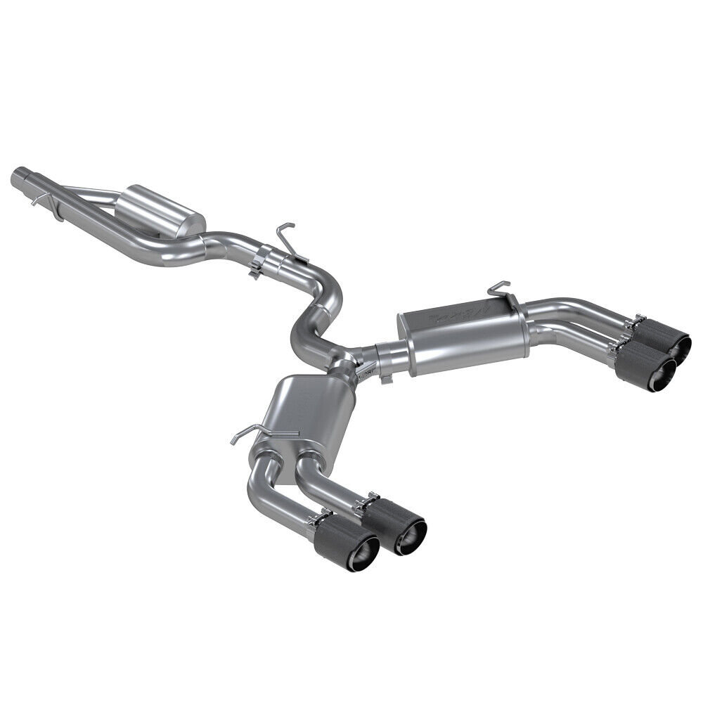 MBRP S46013CF Armor Pro Stainless Cat Back Exhaust for 2015-2020 Audi S3 2.0L