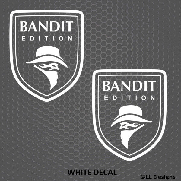 Bandit Editon for Pontiac Firebird Fender Car/SUV Vinyl Decal PAIR -Choose Color