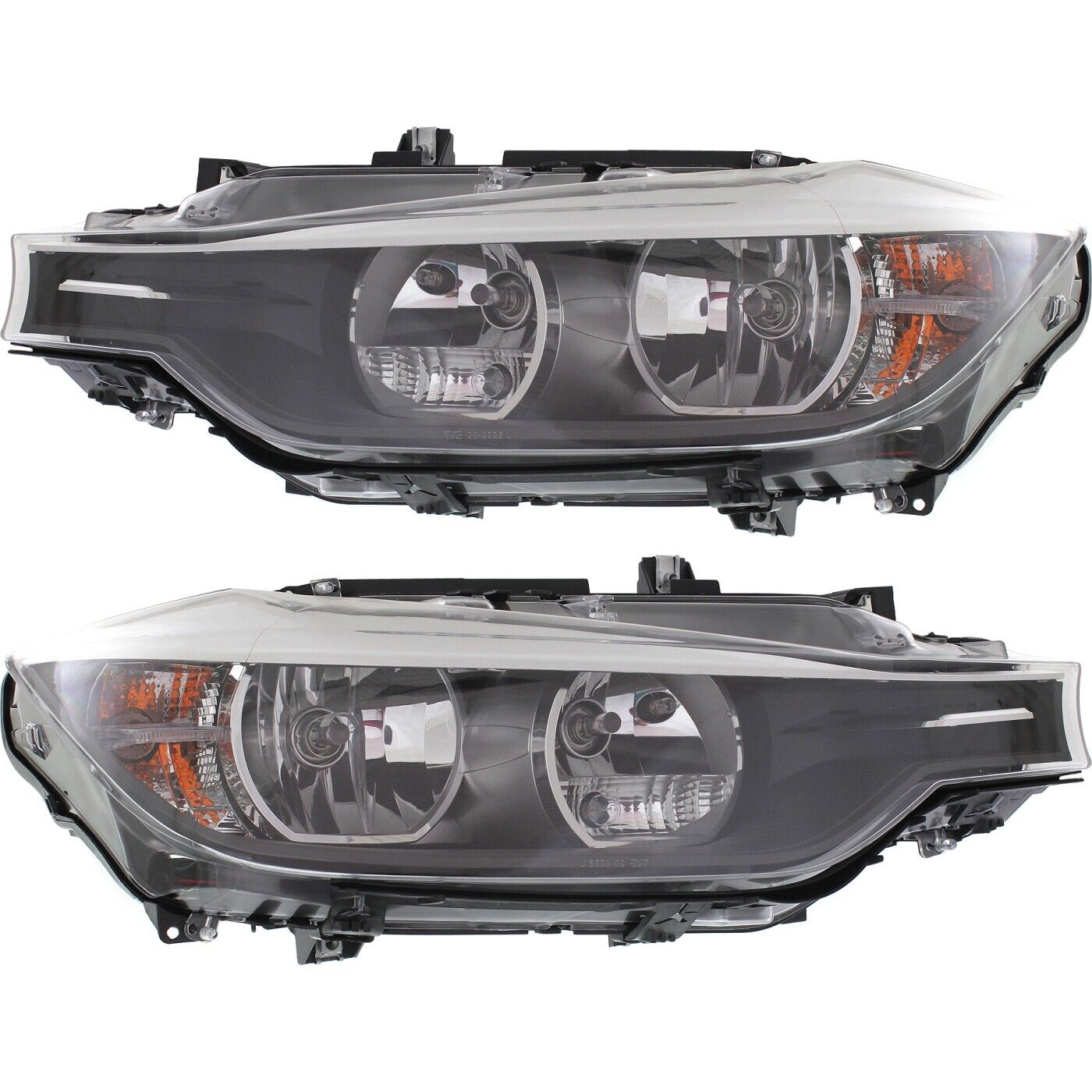 Halogen Headlights Left and Right Side For 2012-2015 BMW 320i 328i Sedan Wagon
