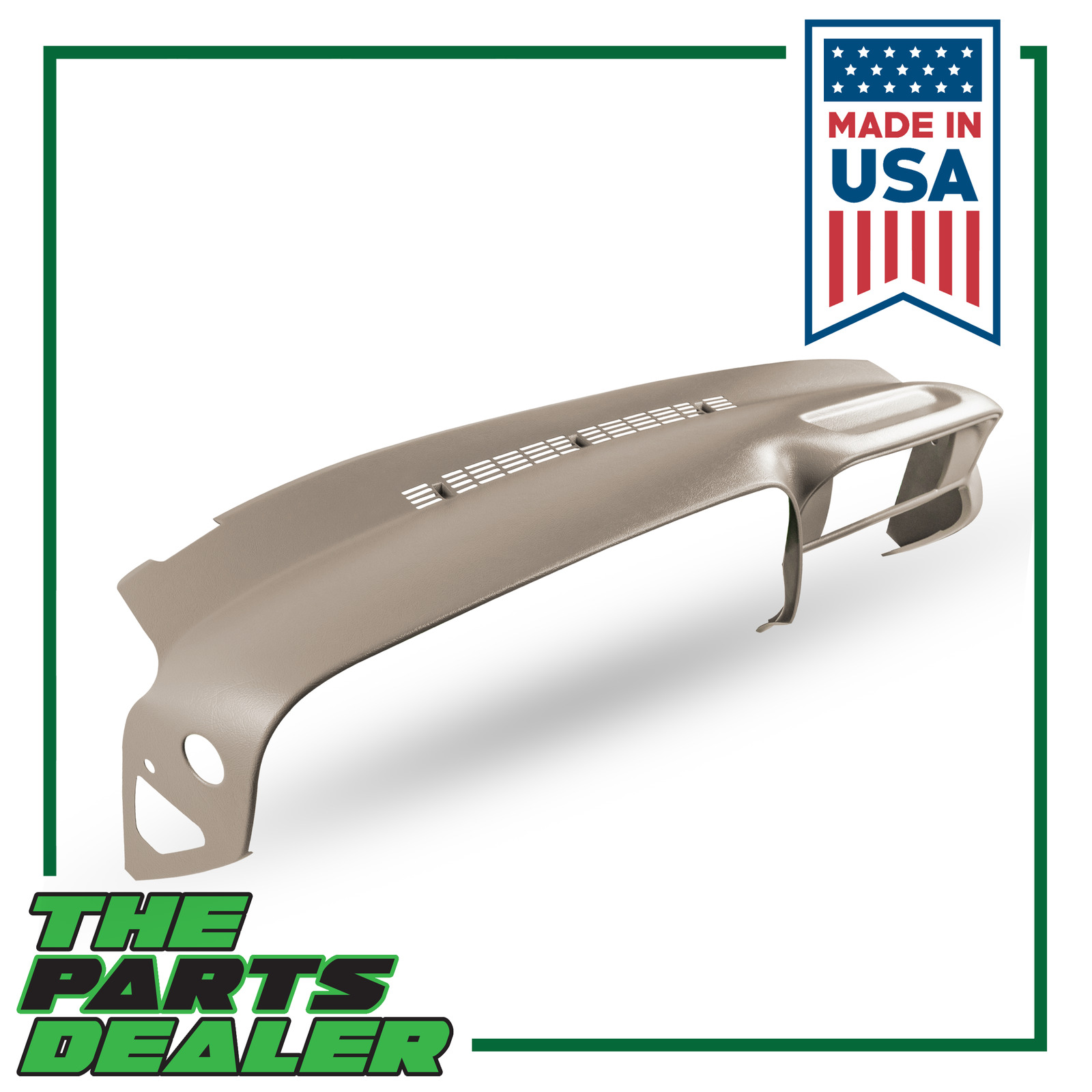 Molded Dash Cover Overlay for 1997-2000 C/K1500 Suburban Tahoe Escalade in Tan