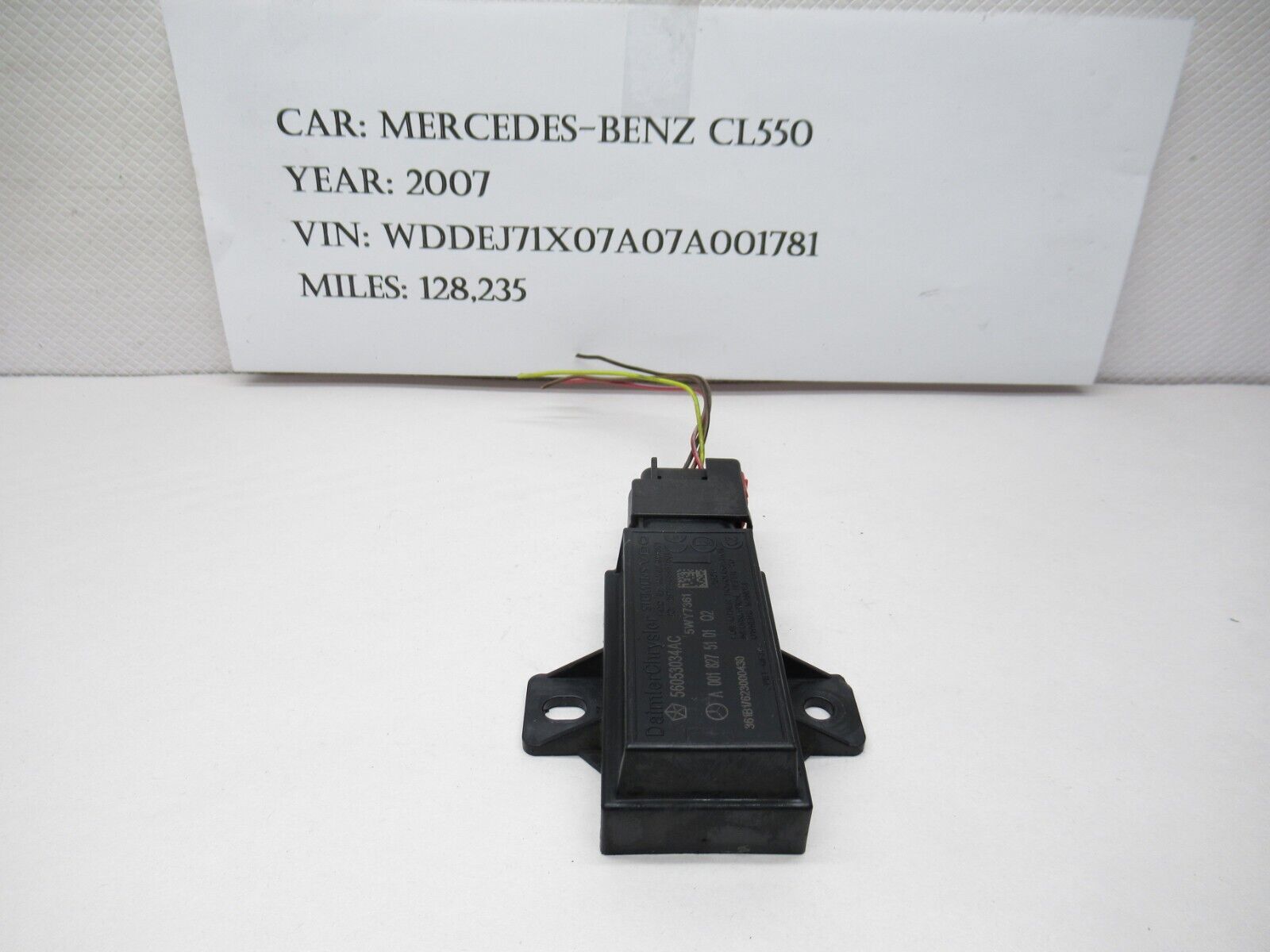 07-14 Mercedes-Benz CL550 Tire Pressure Monitor Sensor 0018275101 OEM