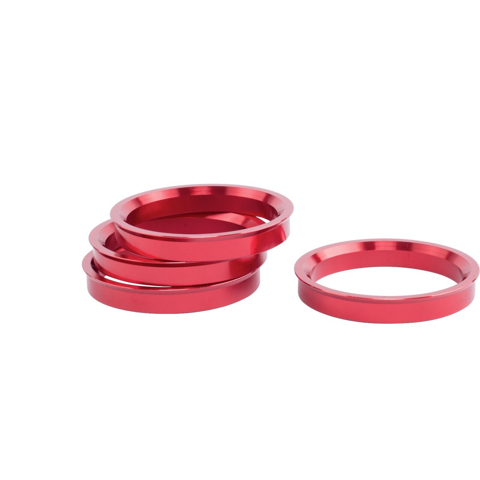 78.1 to 106 Aluminium Red Wheel Hub Centric Rings OD 106 / ID 78.1 Hubrings