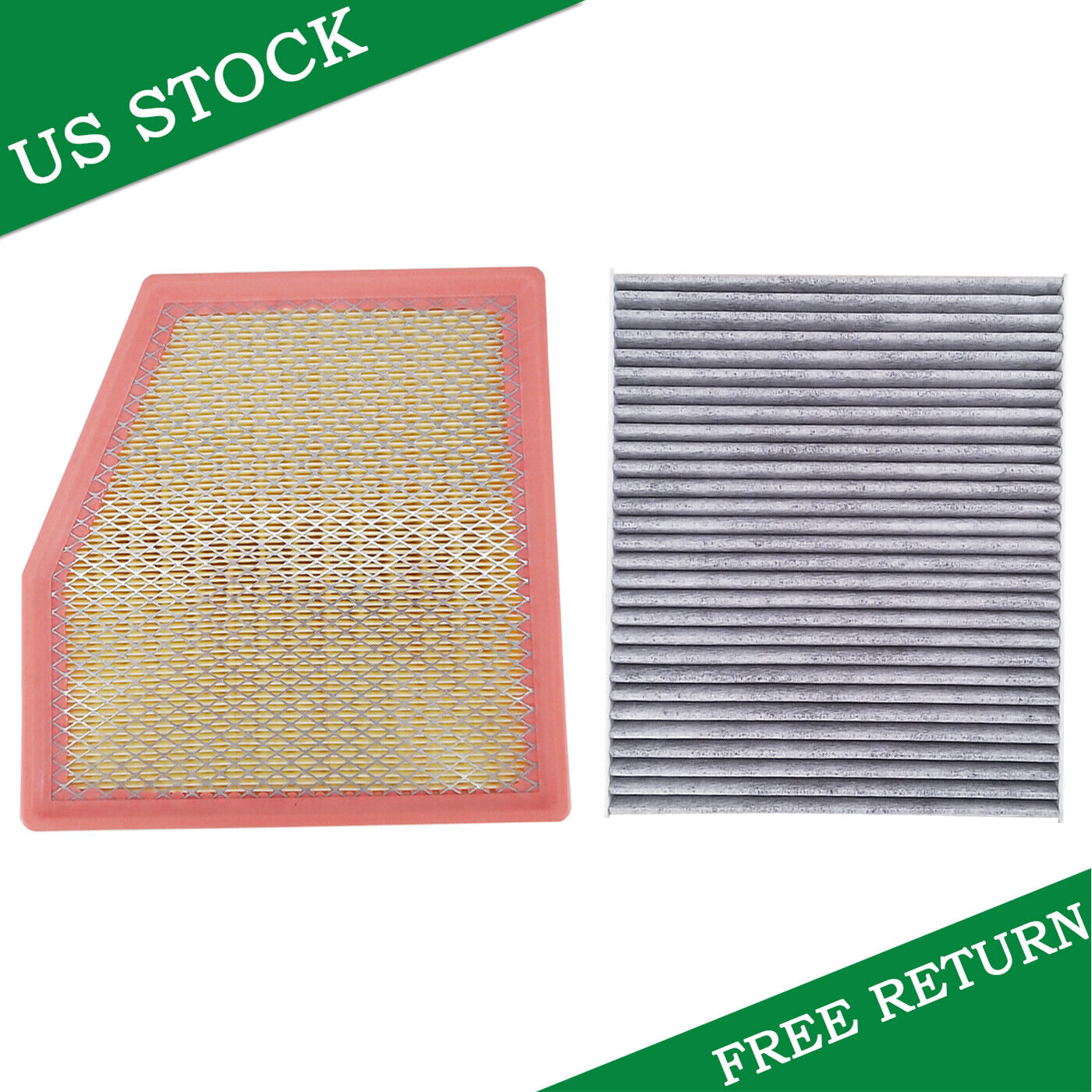 Engine Air Filter & Carbon Cabin Air Filter Kit For Chrysler Voyager Pacifica	