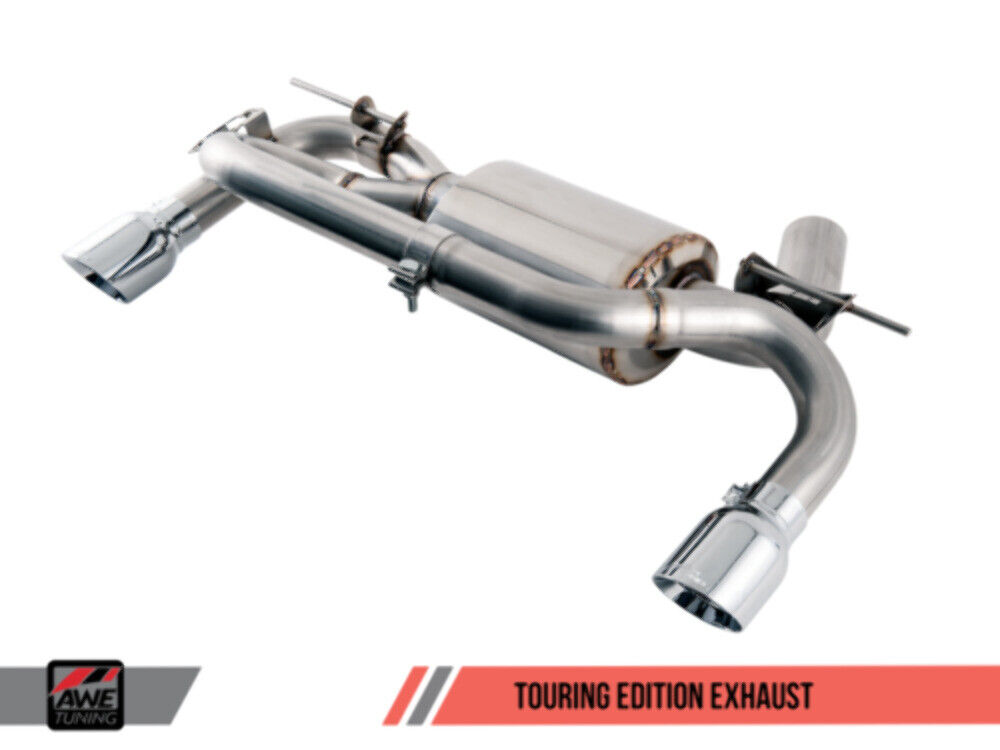 AWE Tuning Touring Edition Axle-Back Exhaust w/ Silver Tips for BMW F3X 340i