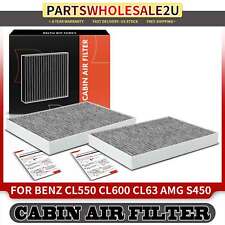 2x Activated Carbon Cabin Air Filter for Mercedes-Benz C216 C217 W222 CL550 S600 picture