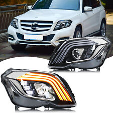 LED Sequential Headlights for Mercedes Benz GLK350 GLK250 2013-2015 Front Lamps picture