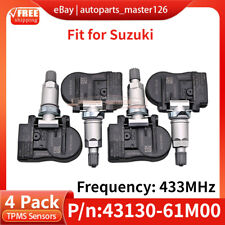 SET OF 4 TPMS Tire Pressure Monitor Sensor 433MHZ For Suzuki Jimny Alto Baleno picture