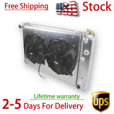 For Chevy Camaro 1970-1981/Monte Carlo 1978-1987 G-Body 3Row Radiator+Shroud+Fan picture