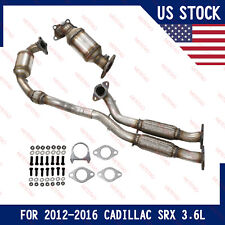 FRONT Exhaust Catalytic Converter & Flex Pipes For Cadillac SRX 3.6L 12-2016 EPA picture
