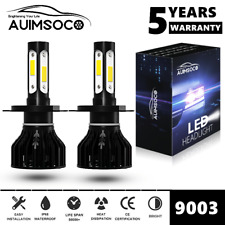 9003 H4 LED Headlight Bulbs Kit 10000W 1000000LM Hi/Lo Beam Super Bright White picture