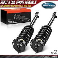 2x Front Complete Strut & Coil Spring Assembly for Benz E320 2003-2009 E350 E500 picture