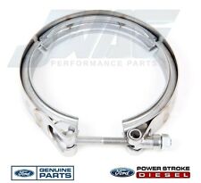 03-10 Ford 6.0 6.0L Powerstroke Turbo Diesel Exhaust Down Pipe Clamp 6C3Z5A231AA picture