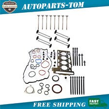 Head Gasket&1.20mm Bolts&Intake Exhaust Valves Fit 2009-15 Mini Cooper R56 1.6L picture